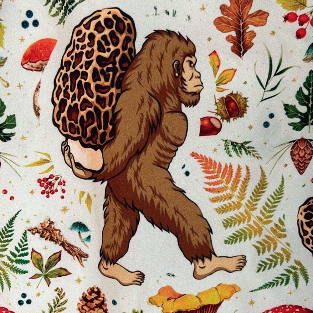Sasquatch Mushroom Hawaiian Shirt - Picture 4 of 8